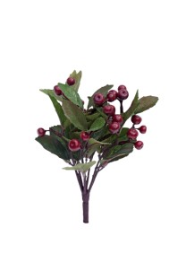Berry bush x7  21cm   red   24/288