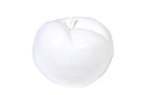 Apple decoration 28cm white  4/12