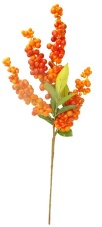 Berry spray  48cm   orange   24/288