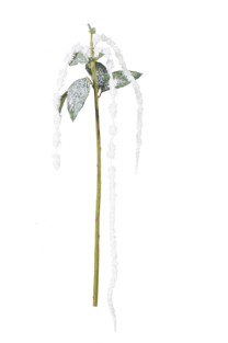 Ice hanging amaranthus x3  white  24/288
